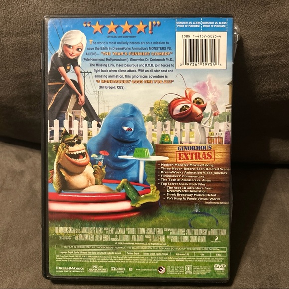 Monsters vs. Aliens (DVD, 2009) by dreamworks - Picture 9 of 10